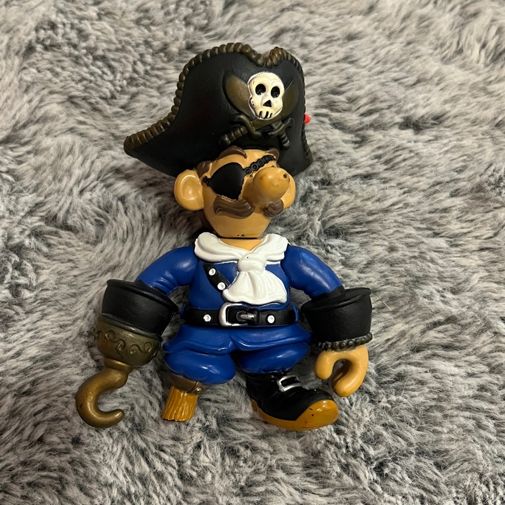 🍀5/10$ Keenway Pirate Island Toy Figure Blue Pirate with Sword 4 Inch